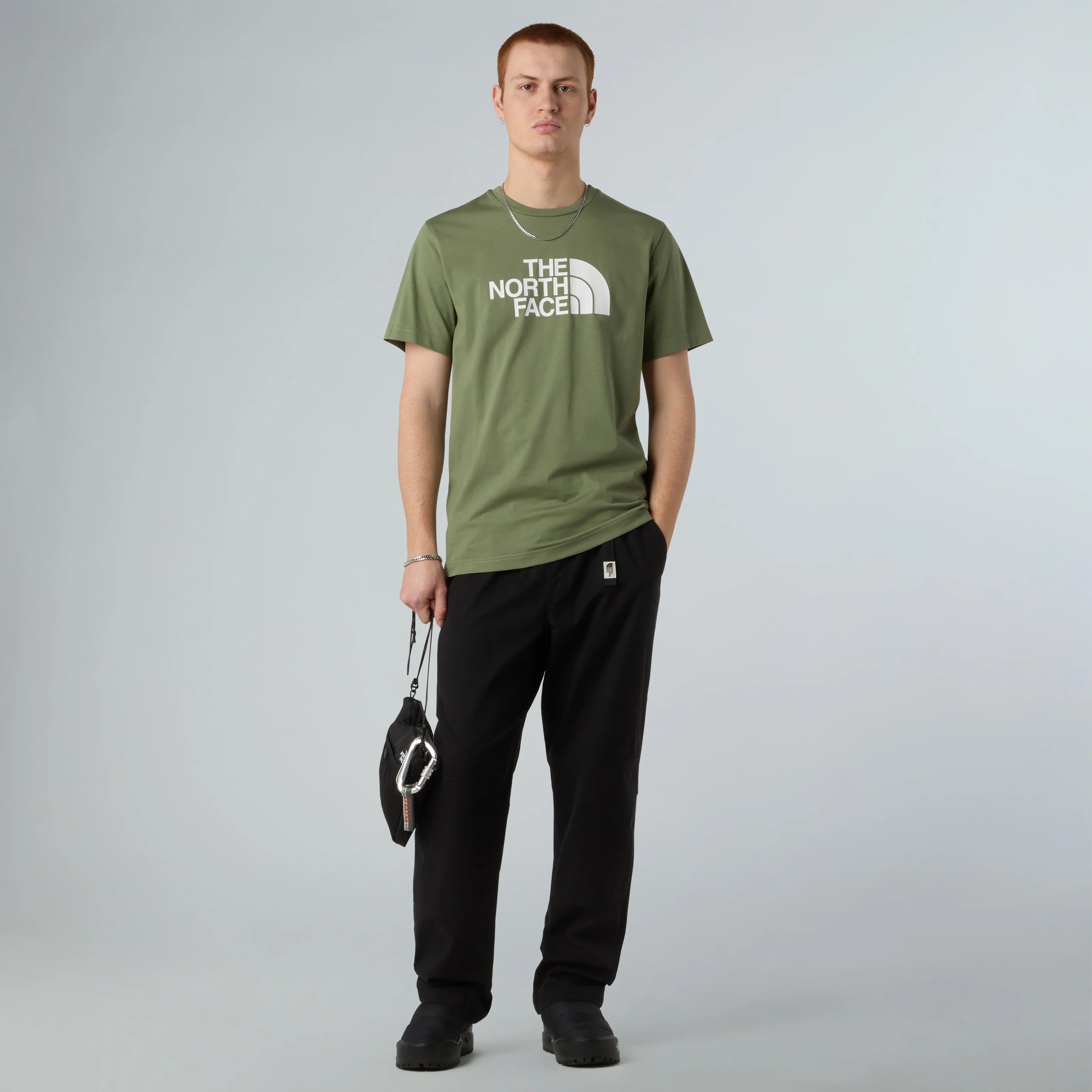 Easy SS Tee in Bark Mist