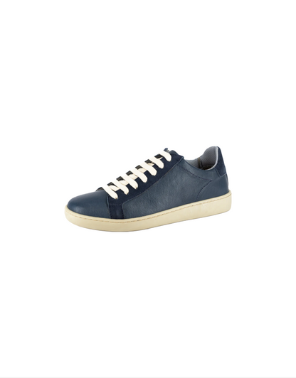 Umpendi Leather Lace Up Shoe  in Cayak / Denim Navy
