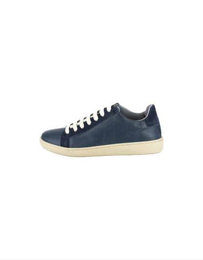Umpendi Leather Lace Up Shoe  in Cayak / Denim Navy