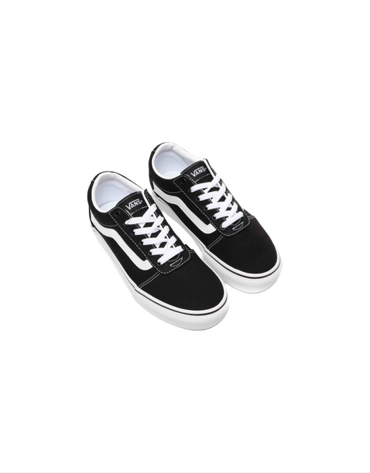 Ward Platform Sneaker in Black / White