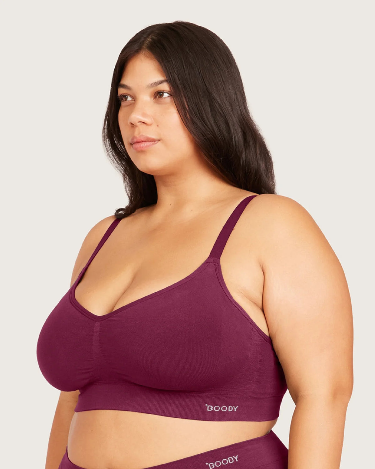 Wireless Full Bust T-Shirt Bra in BCA Dark Pink