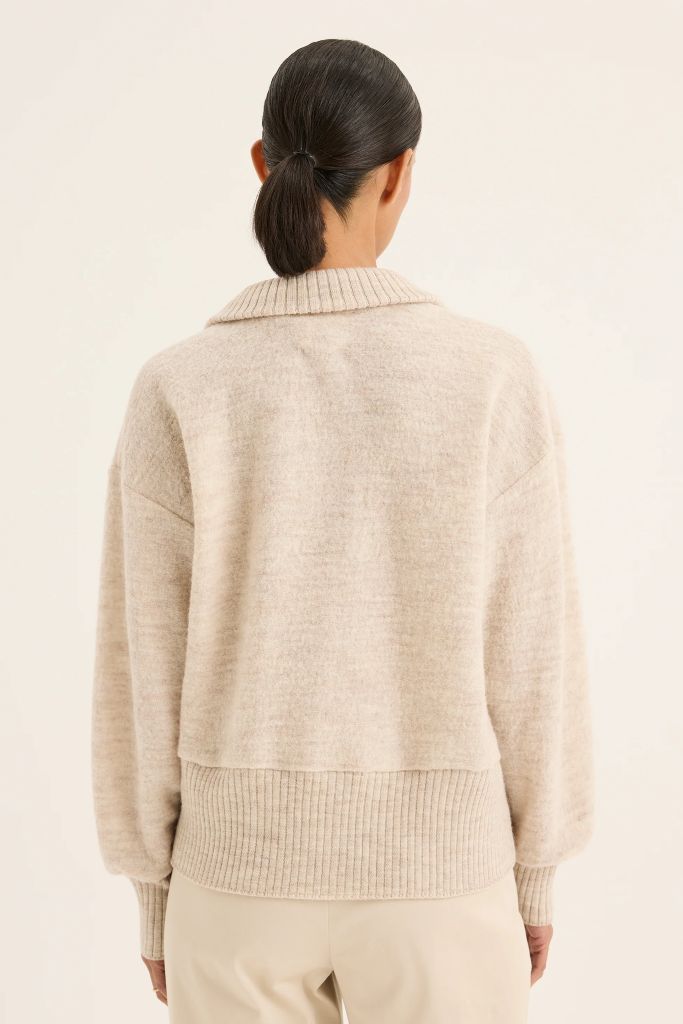 Ember Knit Jacket in Oat
