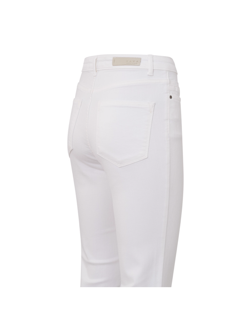 Straight Denim in Off White