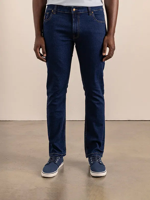 Simon Straight Leg Denim in Indigo