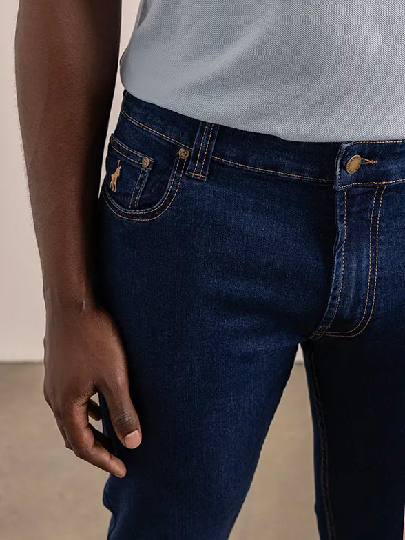 Simon Straight Leg Denim in Indigo
