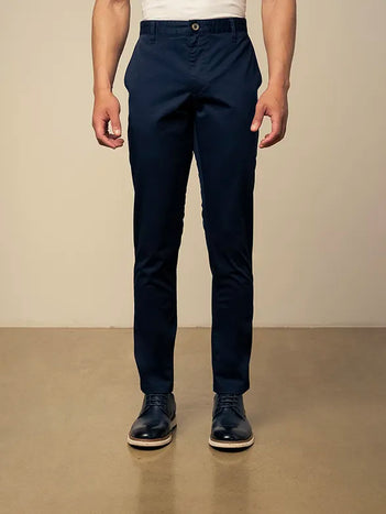 Venice Slim Fit Chino in Navy