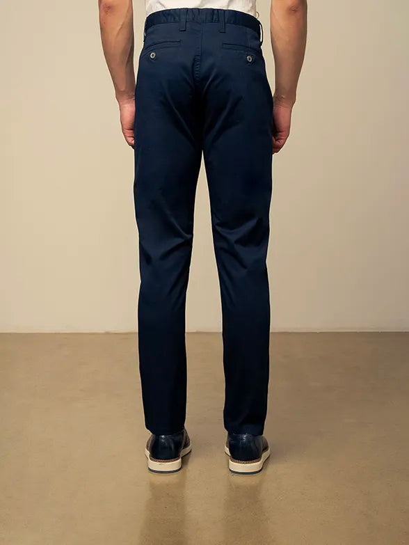 Venice Slim Fit Chino in Navy