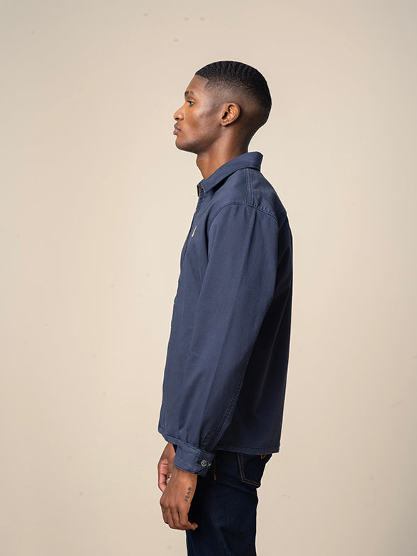 Cotton Harrington Jacket in Navy