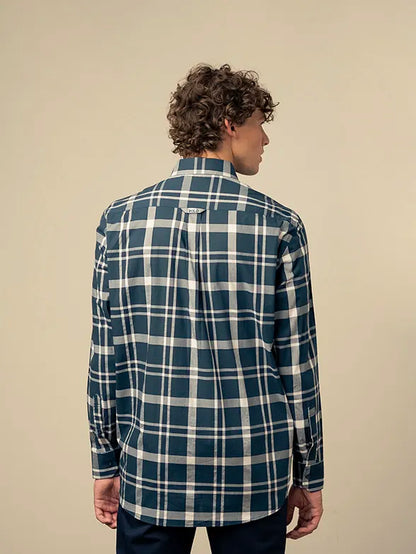 Easy Care Shirt in Green Check