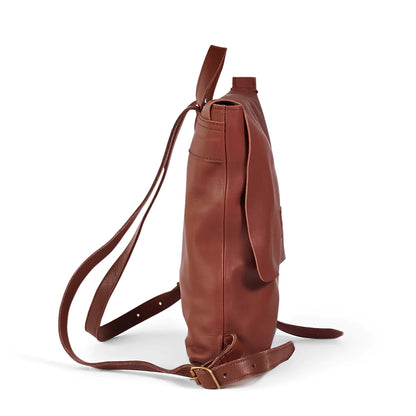 Henry Minimalist Leather Sable Tan Backpack