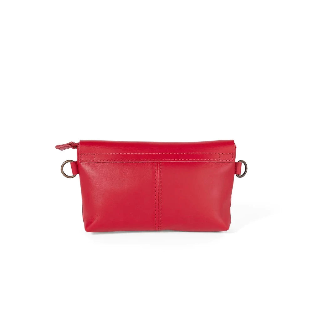 Alfi Micro Leather Bittersweet Red Crossbody