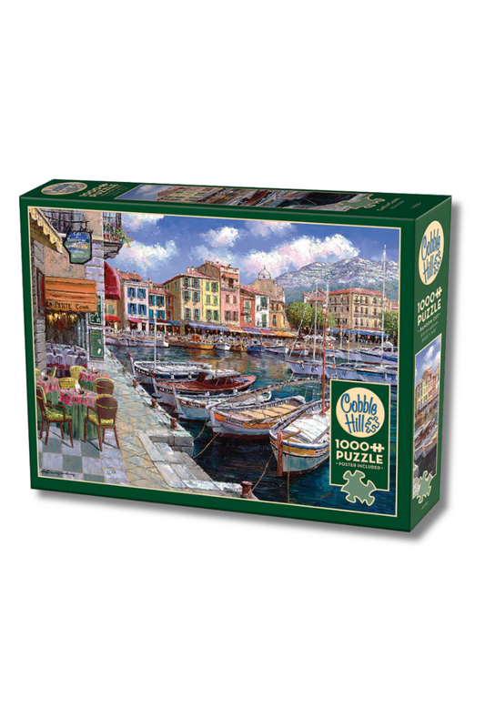 'Cafe in Cassis' 1000 Piece Puzzle