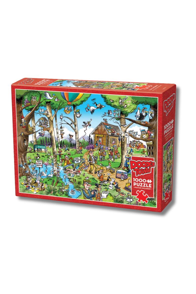 'Doodletown: Birdwatchers Paradise' 1000 Piece Puzzle