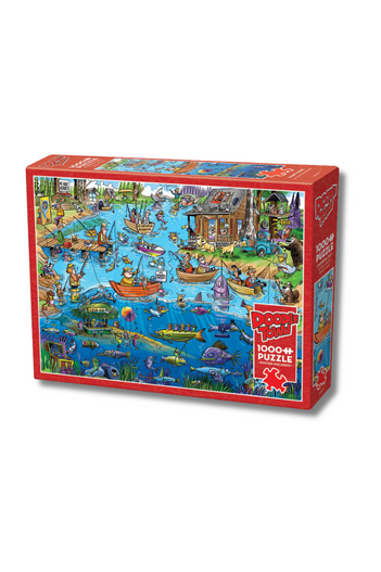 'Doodletown: Gone Fishing' 1000 Piece Puzzle