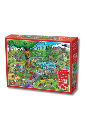 'Doodletown: Par for the Course' 1000 Piece Puzzle