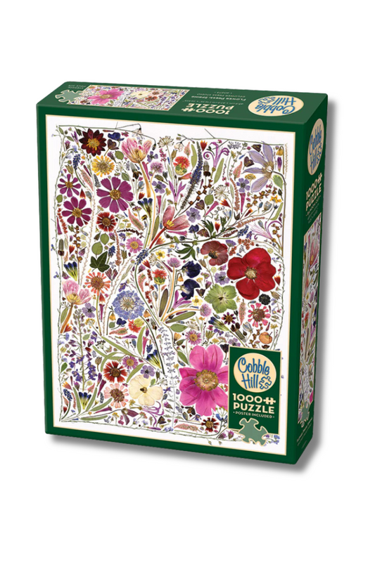 'Flower Press: Spring' 1000 Piece Puzzle