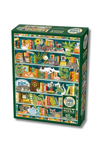 'The Purrfect Bookshelf' 1000 Piece Puzzle