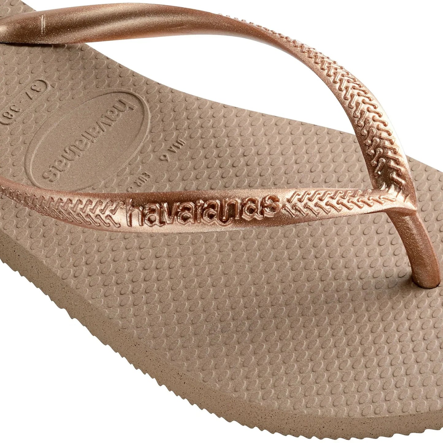 Havaianas Slim in Rose Gold
