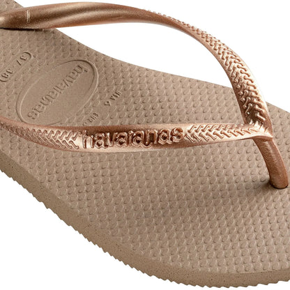Havaianas Slim in Rose Gold