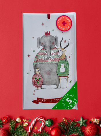 Jumper Friends Christmas Gift Tag Pack