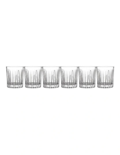 Set Of 6 Double Old Fashion Empire Glasses