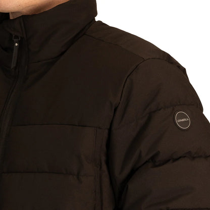 Trip Puffer Jacket in Black