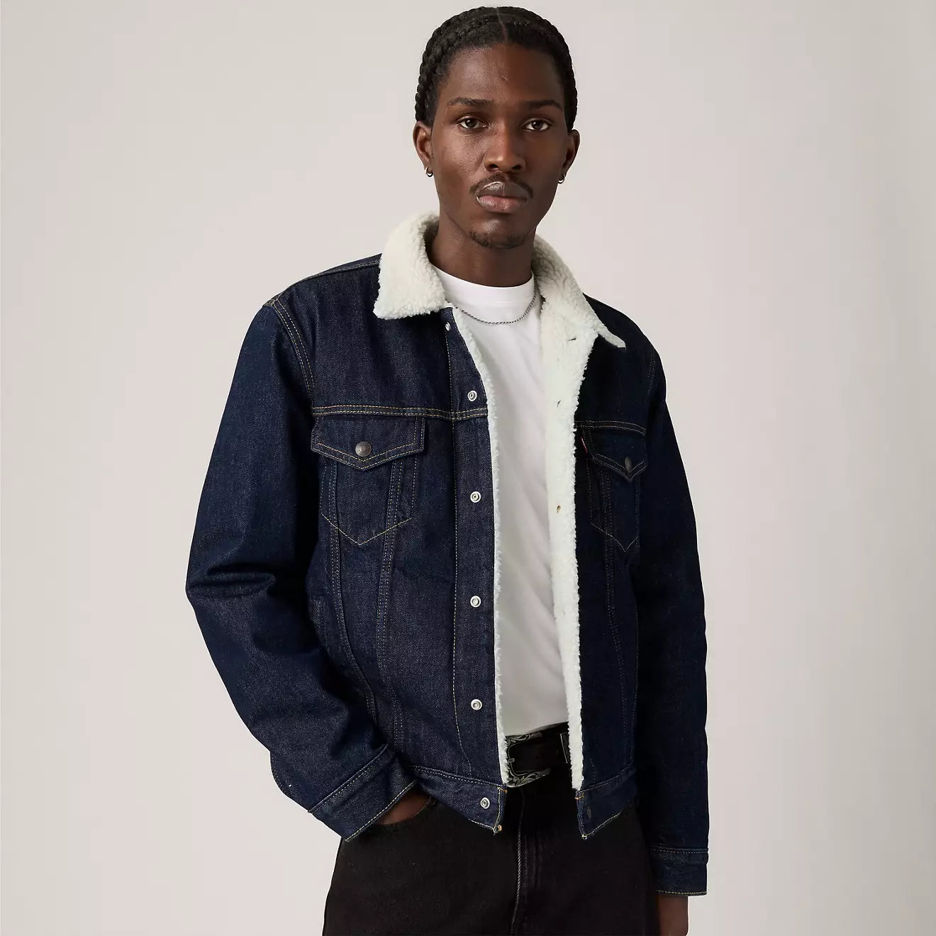 Type 3 Sherpa Jacket in Give It A Rinse
