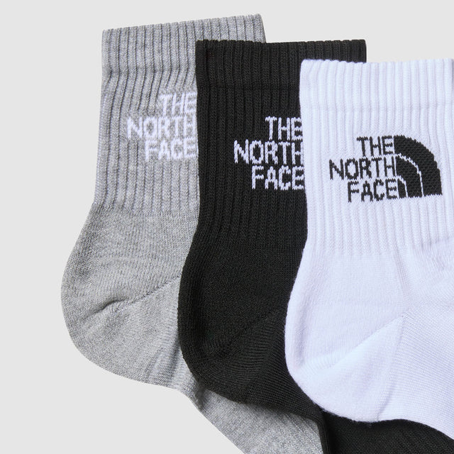 Sport Cushion 1/4 Socks 3pk in Multi