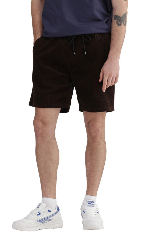 Coastal Corduroy Shorts in Coffee Bean