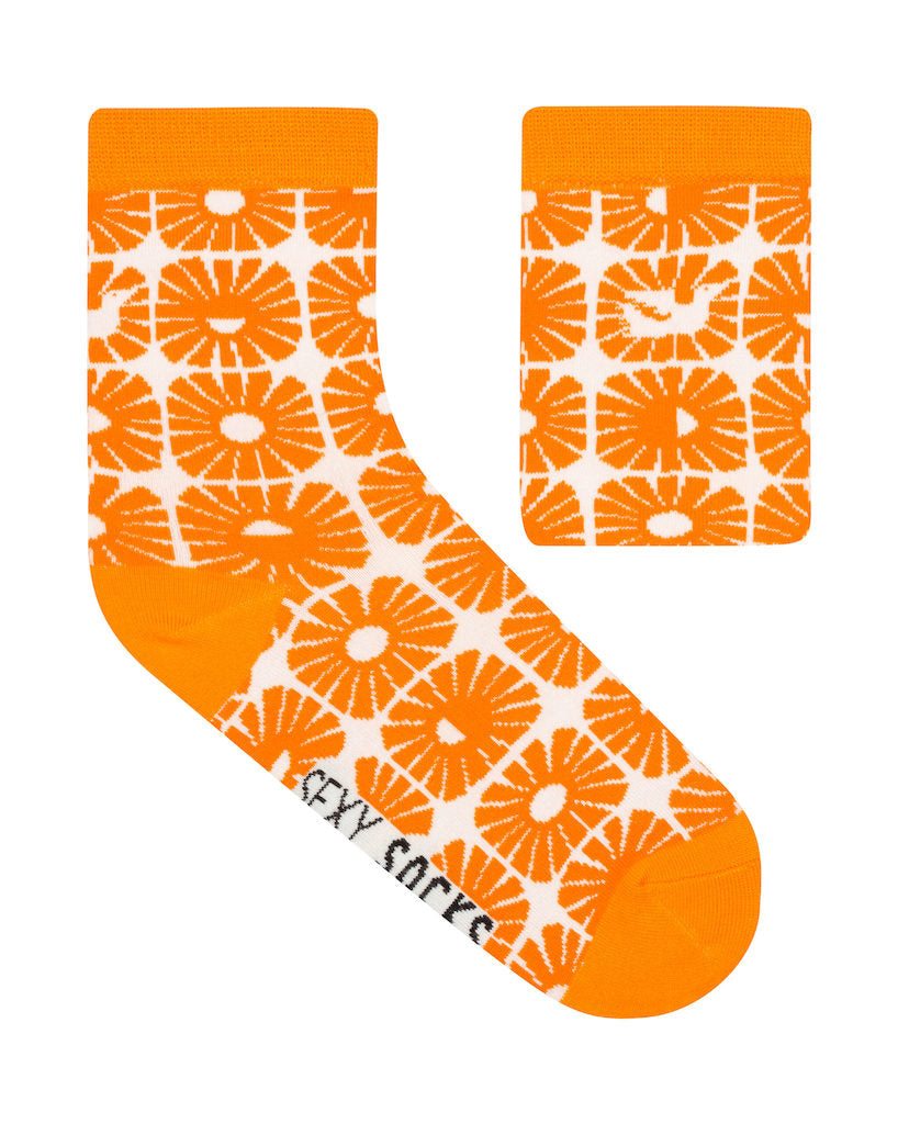 Skinny laMinx Bamboo Sunshine Persimmon Socks