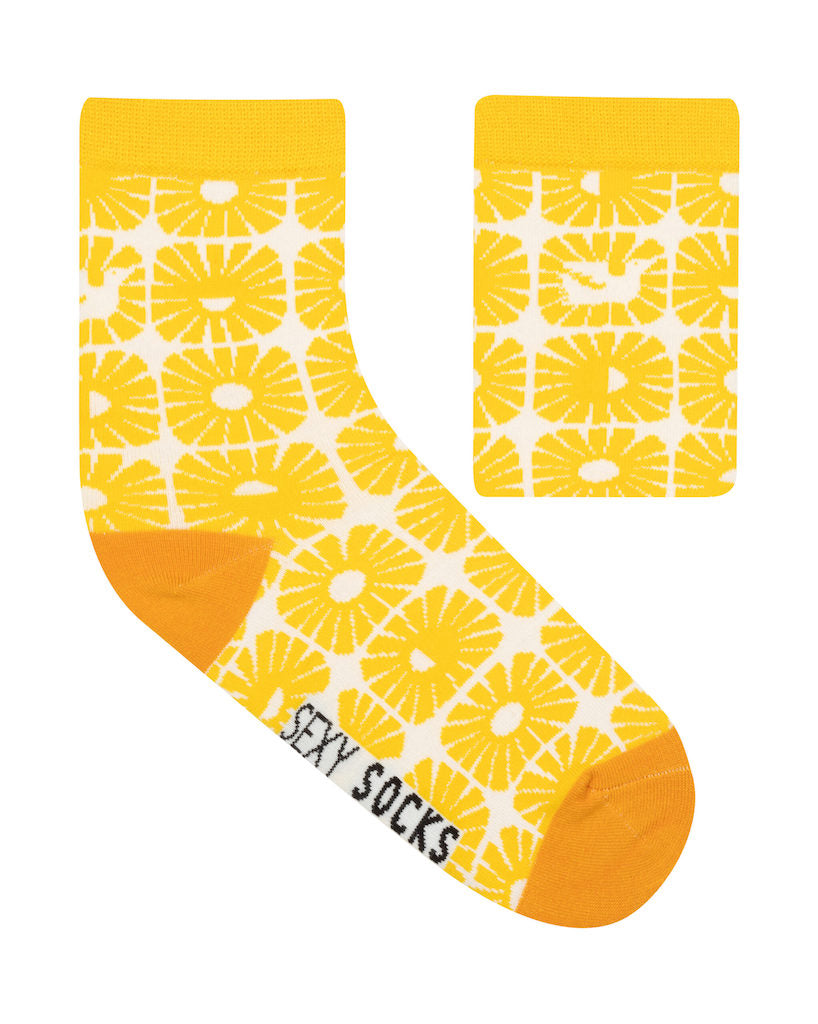 Skinny laMinx Bamboo Sunshine Gold Socks