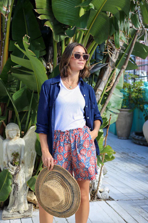 Merton Shorts in Red