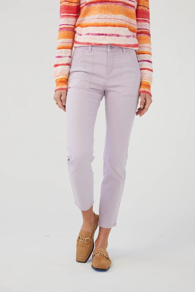 Olivia Pencil Ankle Wild Pansy Jeans