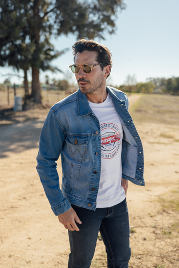 Classic Denim Jacket in Stonewash