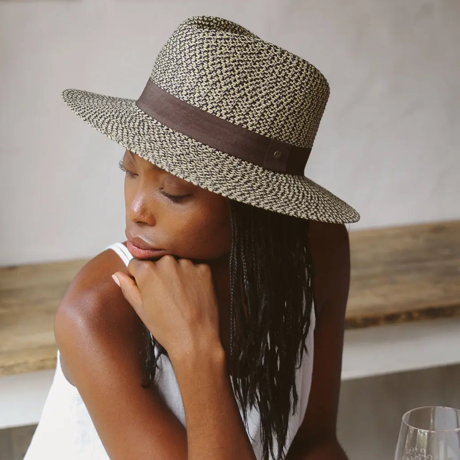 Oscar Hat in Charcoal