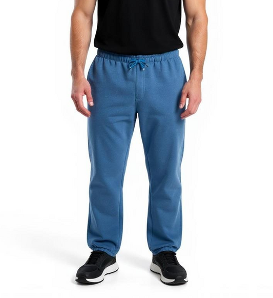 Soft Winter Track Pants in Teal