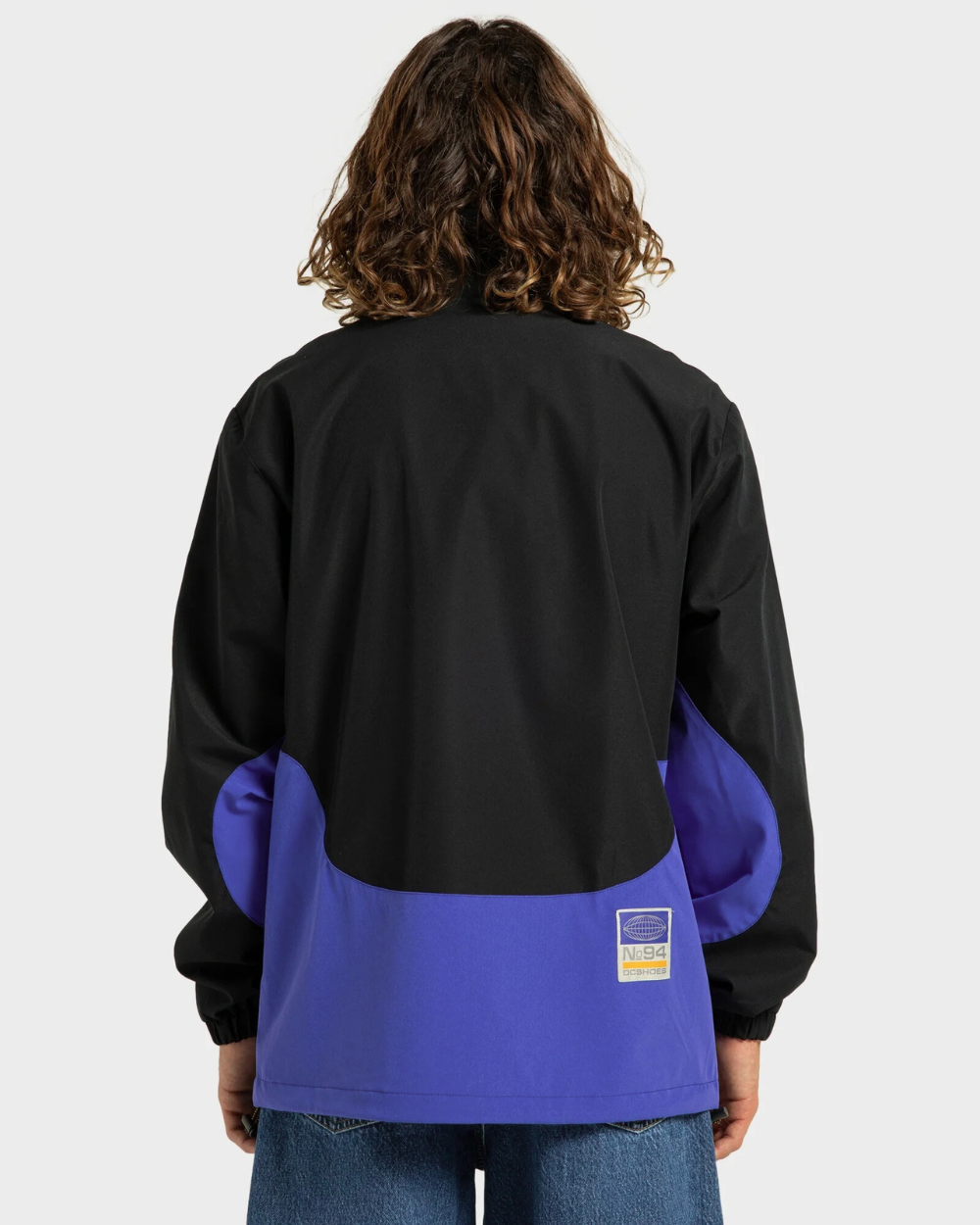 All Terrain Windbreaker Jacket in Black / Royal Blue