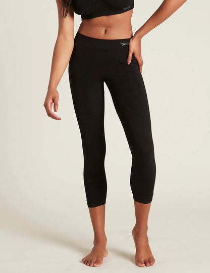 Bamboo 3/4 Leggings in Black