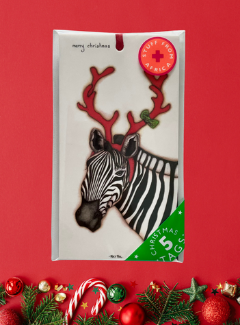 Reindeer Smile Christmas Gift Tag Pack