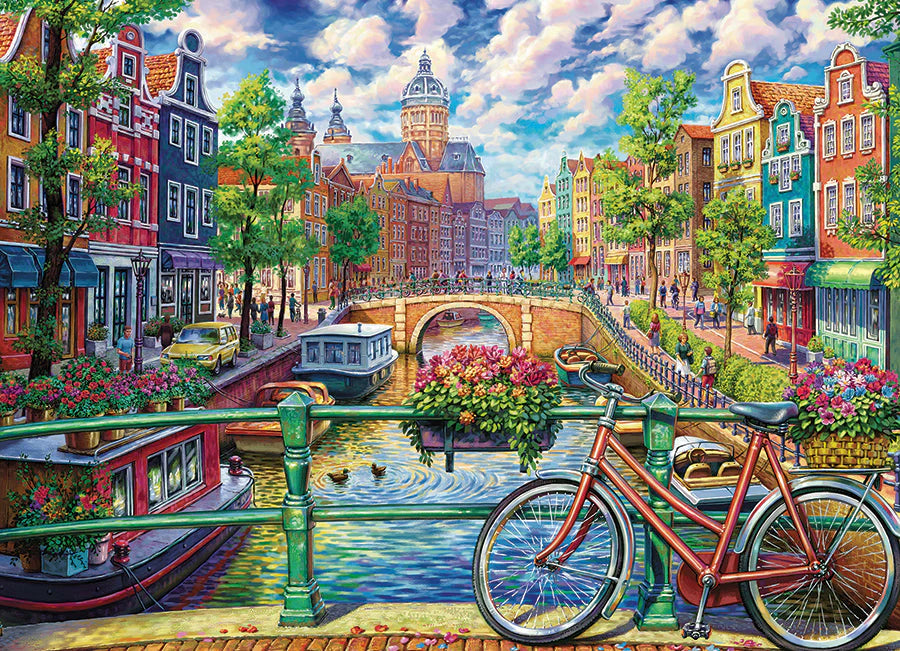 'Amsterdam Canal' 1000 Piece Puzzle