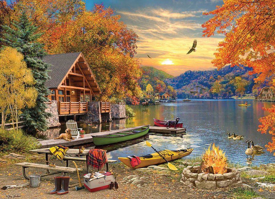 'Lakeside Retreat' 1000 Piece Puzzle