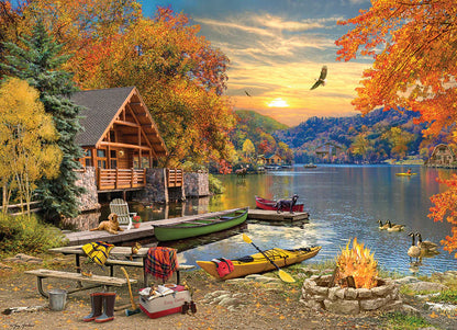 'Lakeside Retreat' 1000 Piece Puzzle