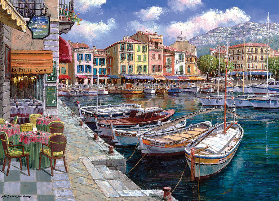 'Cafe in Cassis' 1000 Piece Puzzle