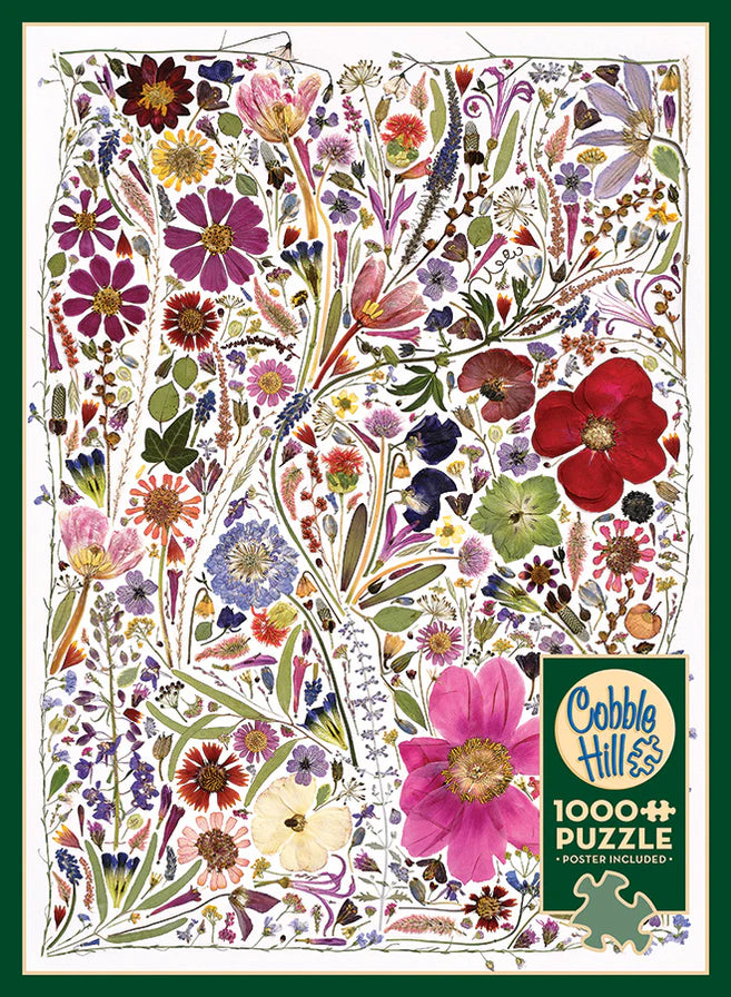 'Flower Press: Spring' 1000 Piece Puzzle