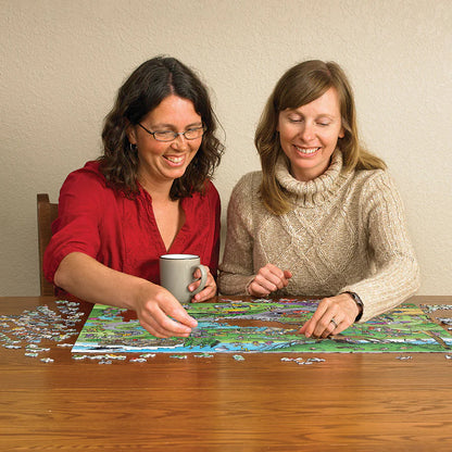 'Doodletown: Par for the Course' 1000 Piece Puzzle