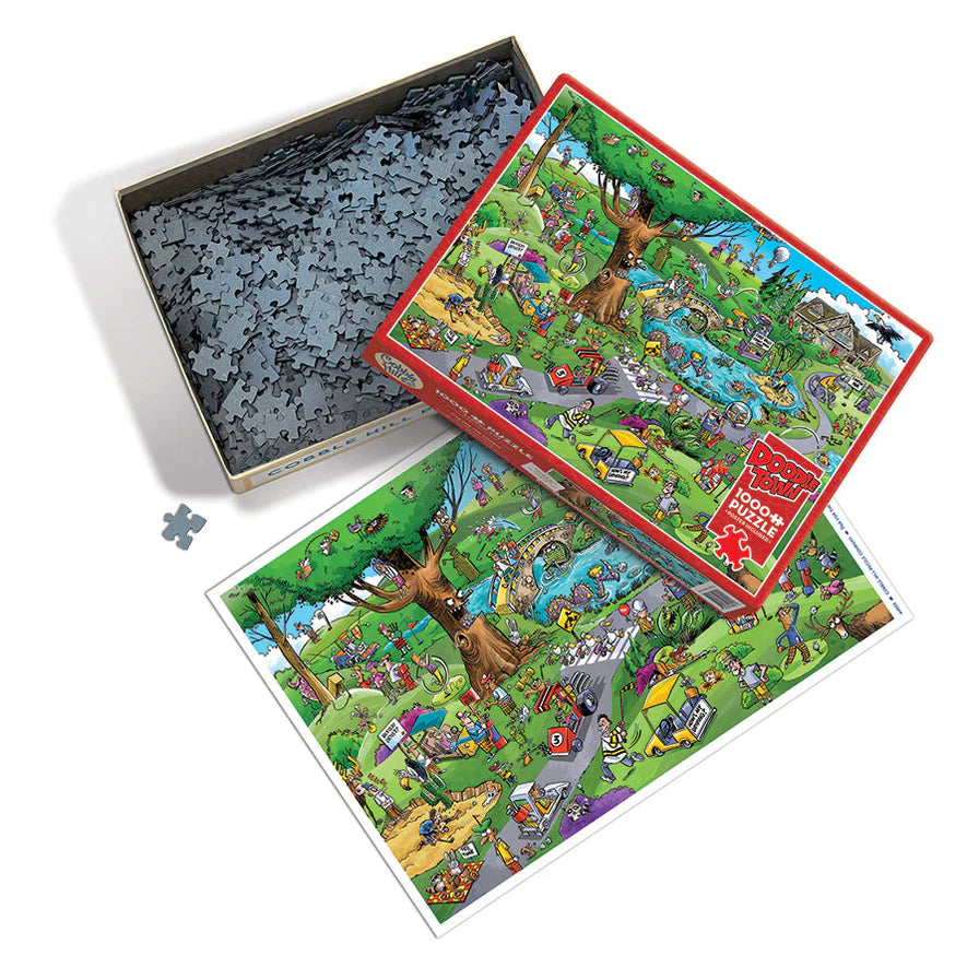 'Doodletown: Par for the Course' 1000 Piece Puzzle
