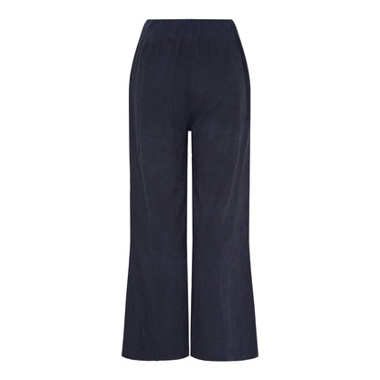 Anette Linen Pants in Navy