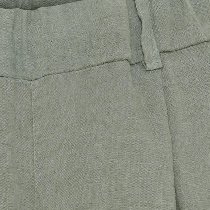 Jessica Linen Shorts in Military