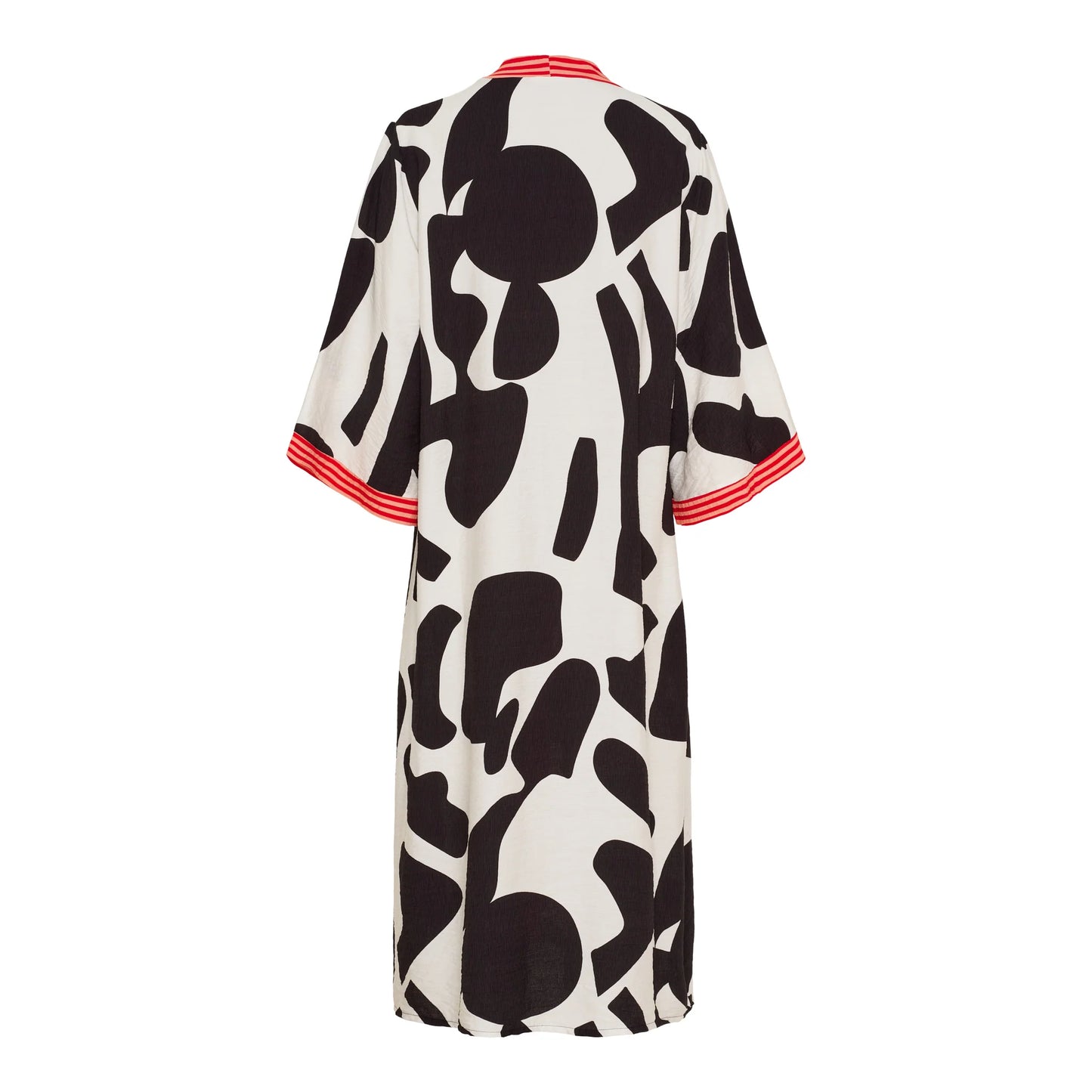 Stefania Printed Dress in Nero