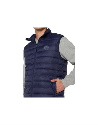 Core Sleeveless Puffer in True Navy